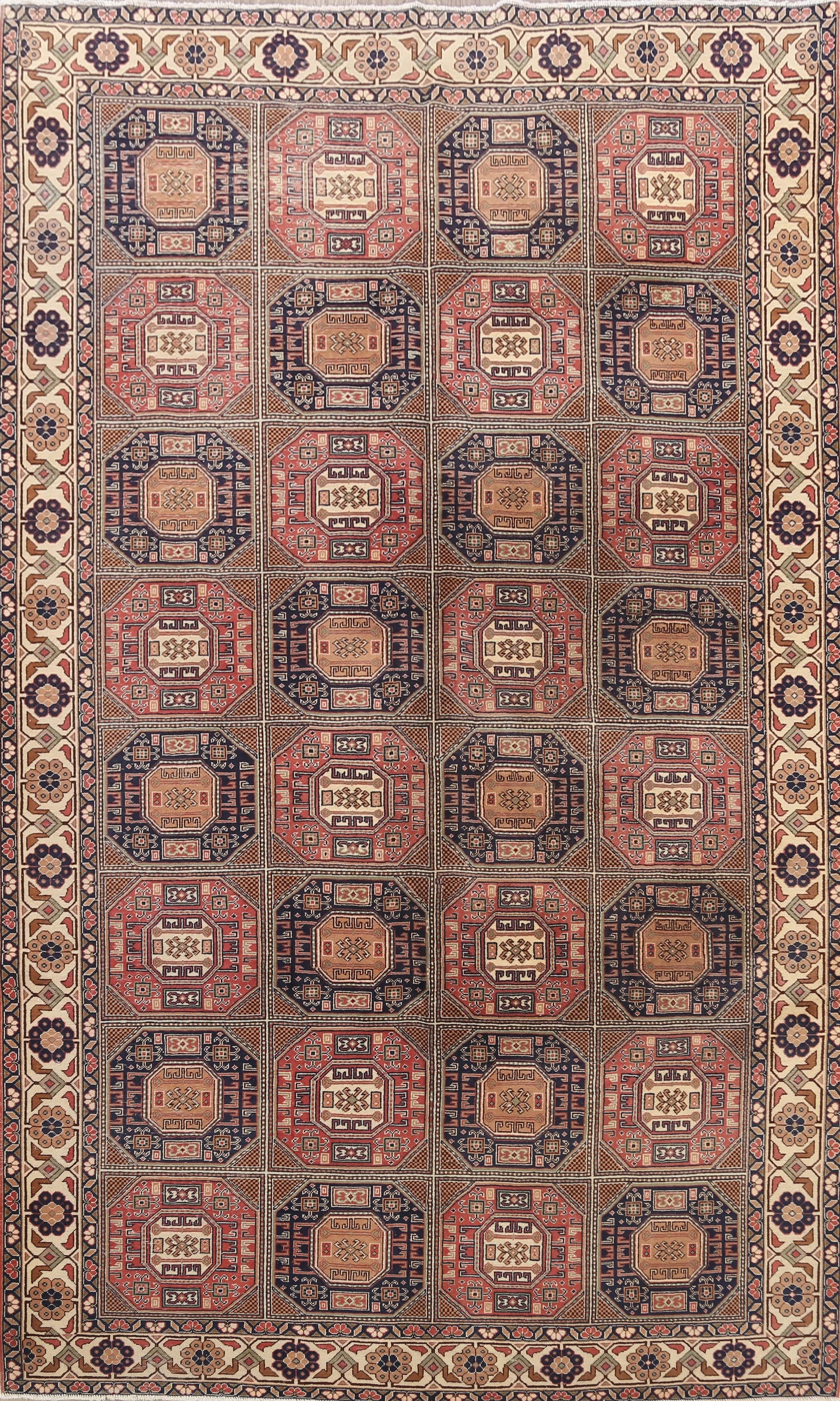 Geometric Anatolian Oriental Area Rug 6x10