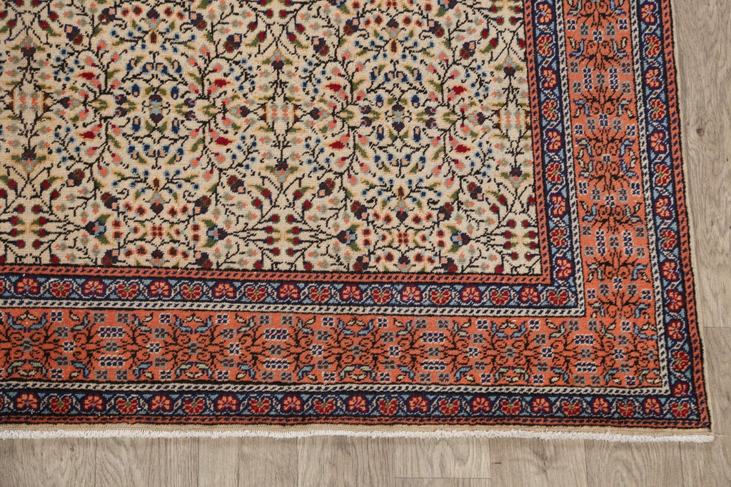 Antique 100% Vegetable Dye Anatolian Turkish Area Rug 7x9