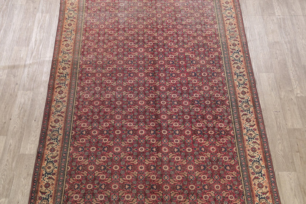 Antique Anatolian Oriental Area Rug 6x10