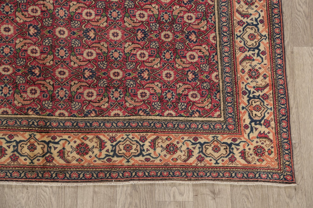 Antique Anatolian Oriental Area Rug 6x10