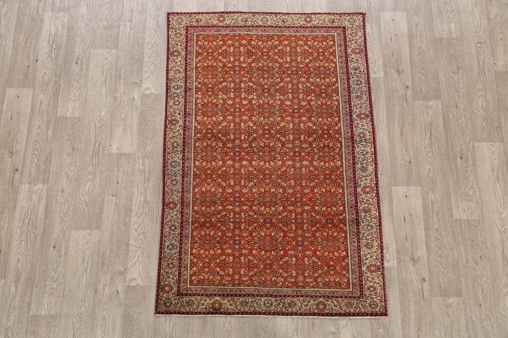 100% Vegetable Dye Anatolian Turkish Area Rug 4x5