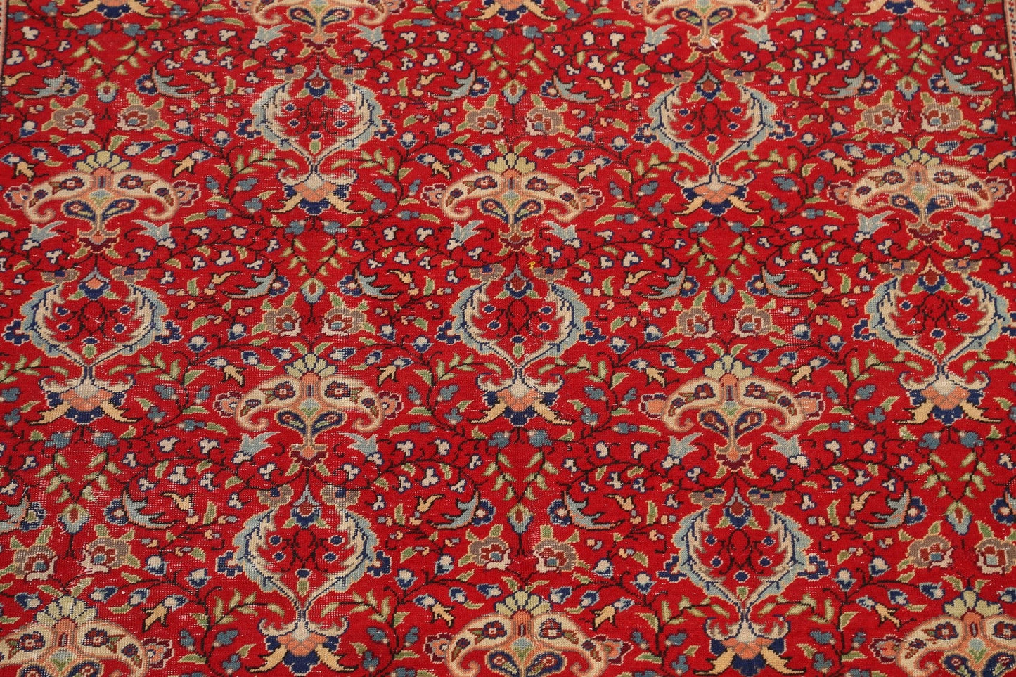 Antique Vegetable Dye Anatolian Turkish Area Rug 6x9