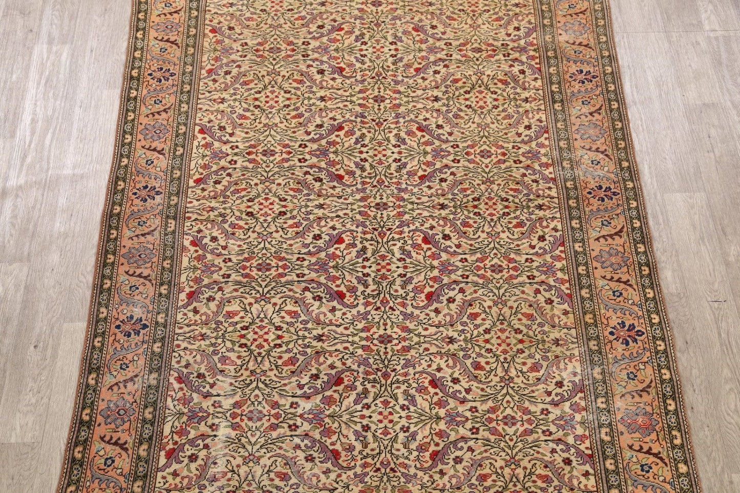 Antique Vegetable Dye Anatolian Turkish Area Rug 6x10