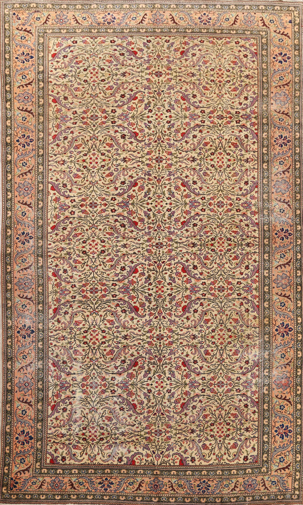 Antique Vegetable Dye Anatolian Turkish Area Rug 6x10