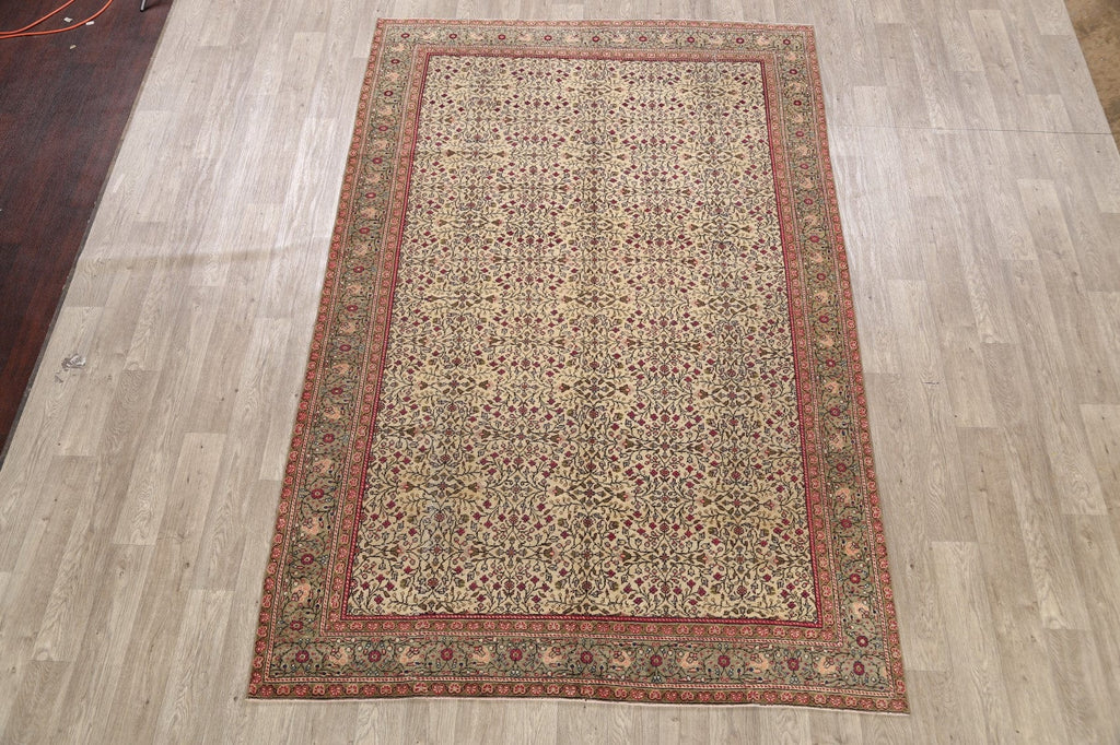 100% Vegetable Dye Anatolian Turkish Area Rug 6x10