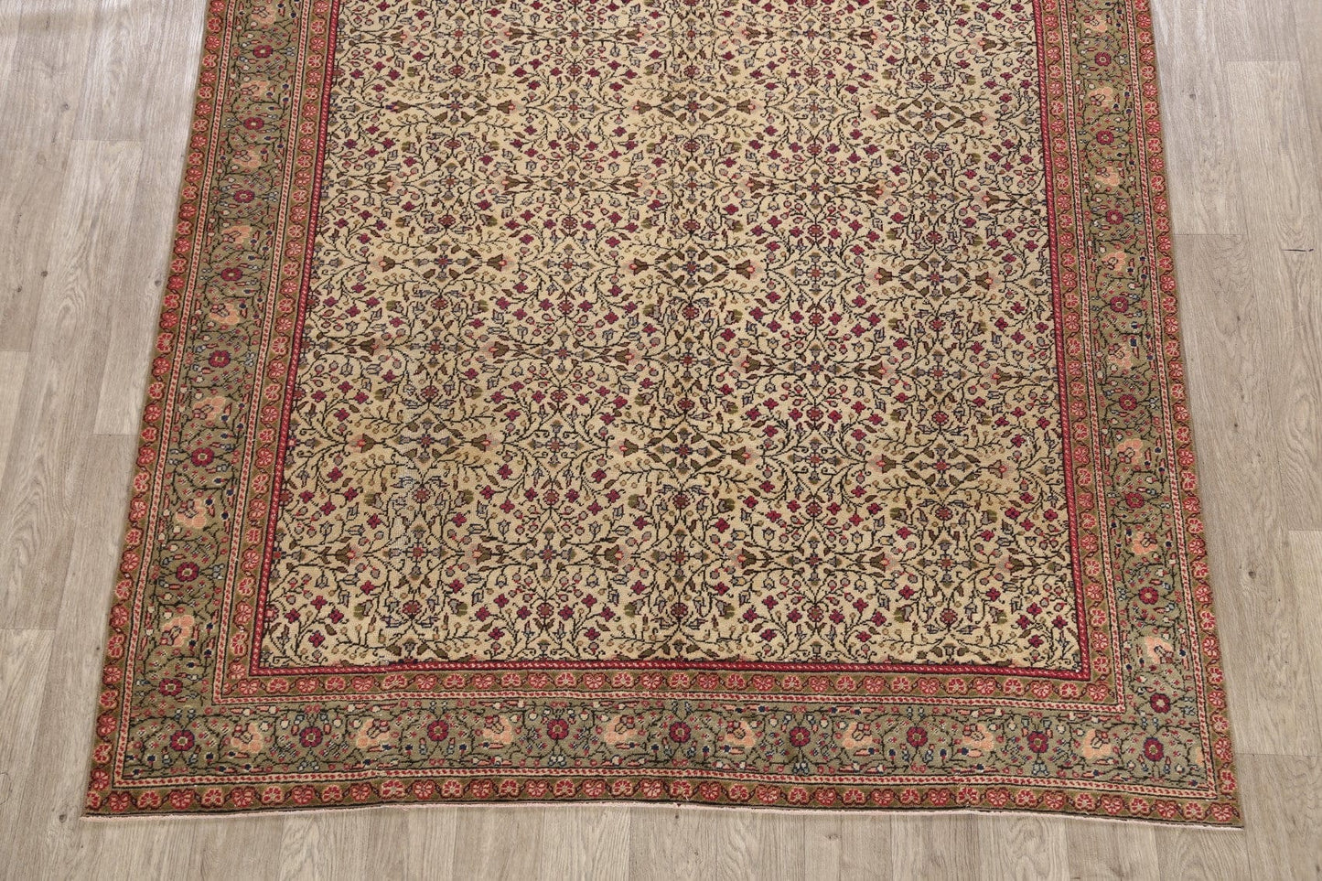 100% Vegetable Dye Anatolian Turkish Area Rug 6x10