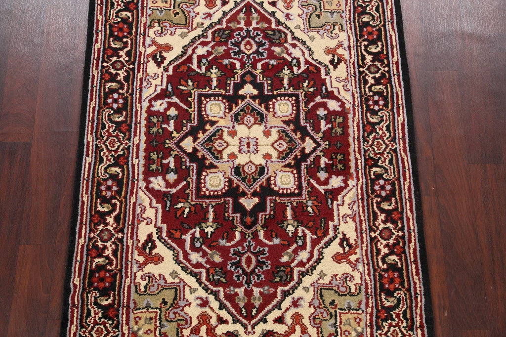 Geometric Heriz Oriental Area Rug 4x6