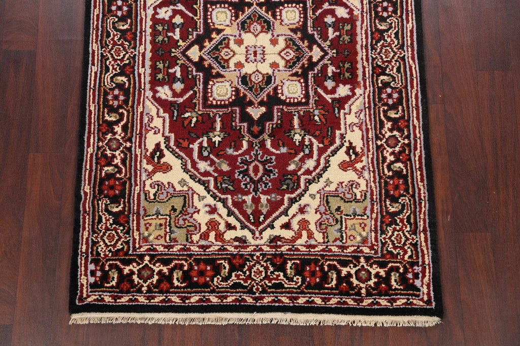 Geometric Heriz Oriental Area Rug 4x6