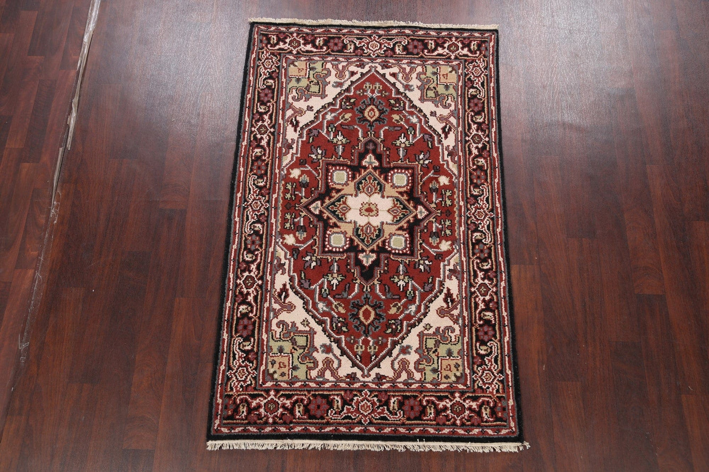 Geometric Heriz Oriental Area Rug 4x6