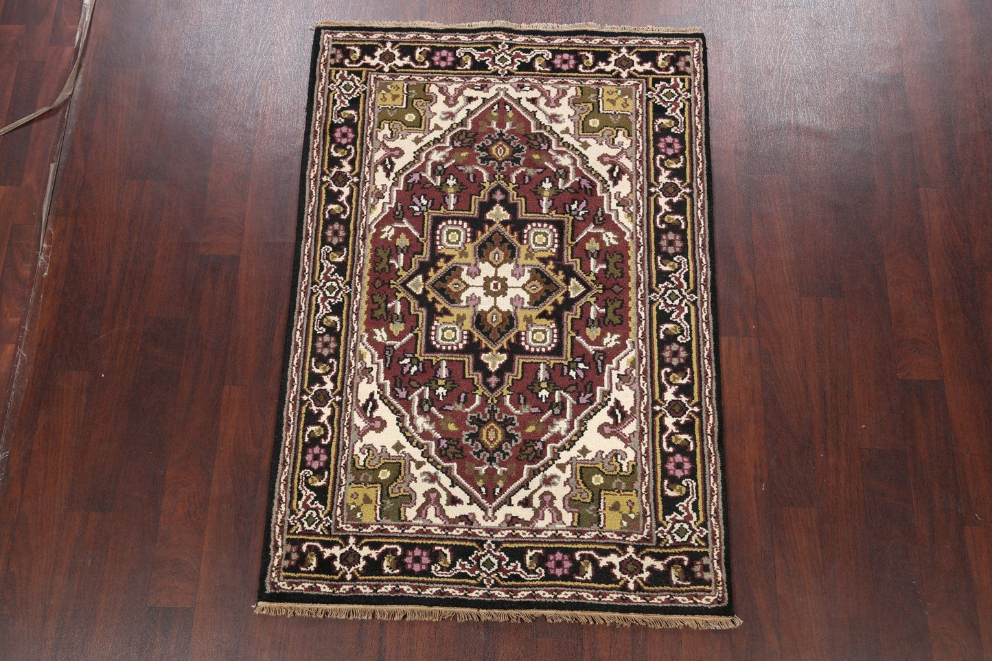 Geometric Heriz Oriental Area Rug 4x6