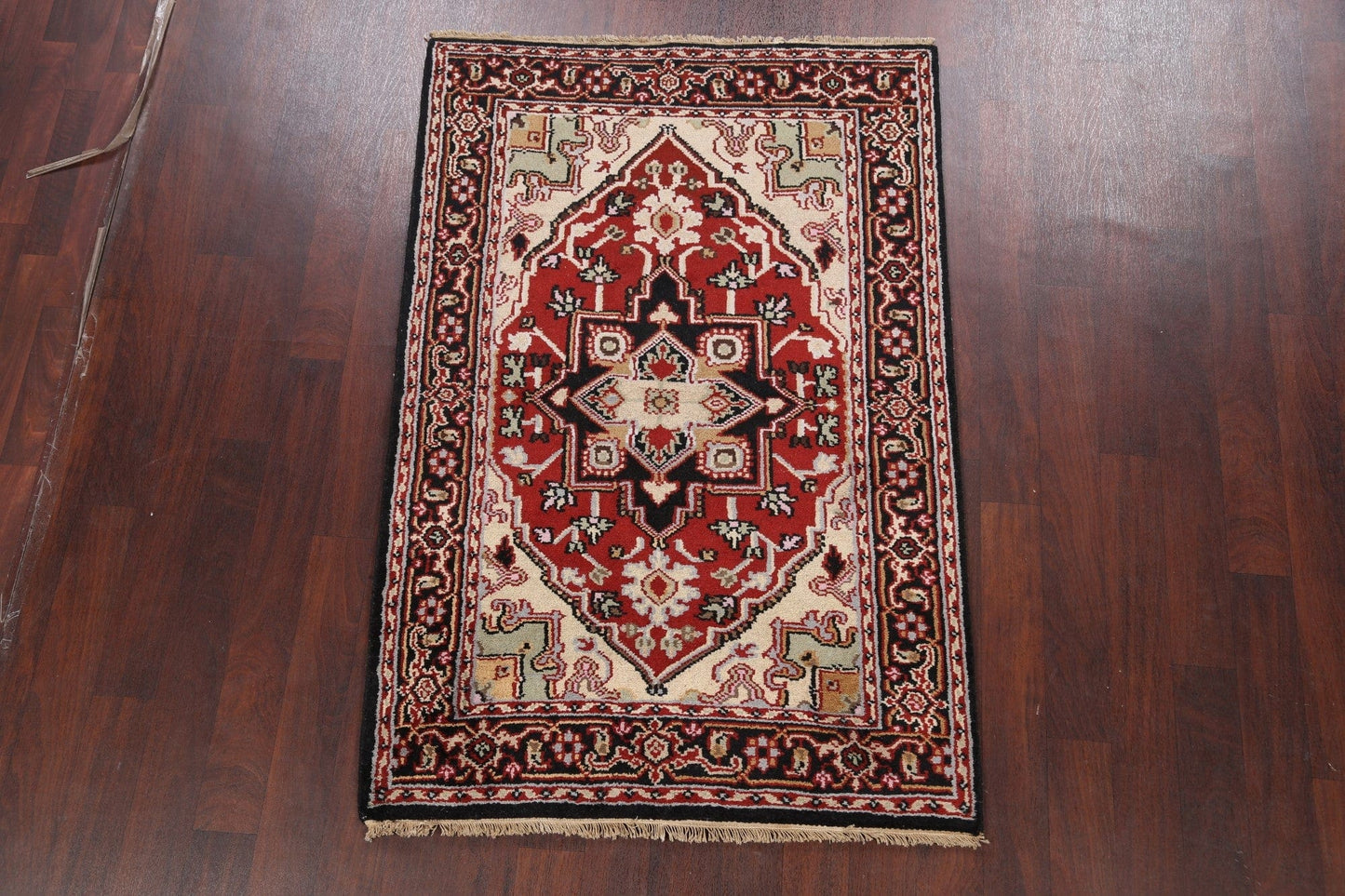 Geometric Heriz Oriental Area Rug 4x6