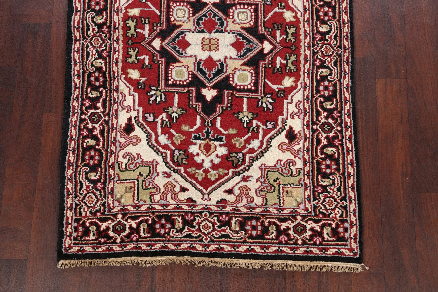 Geometric Heriz Oriental Area Rug 4x6