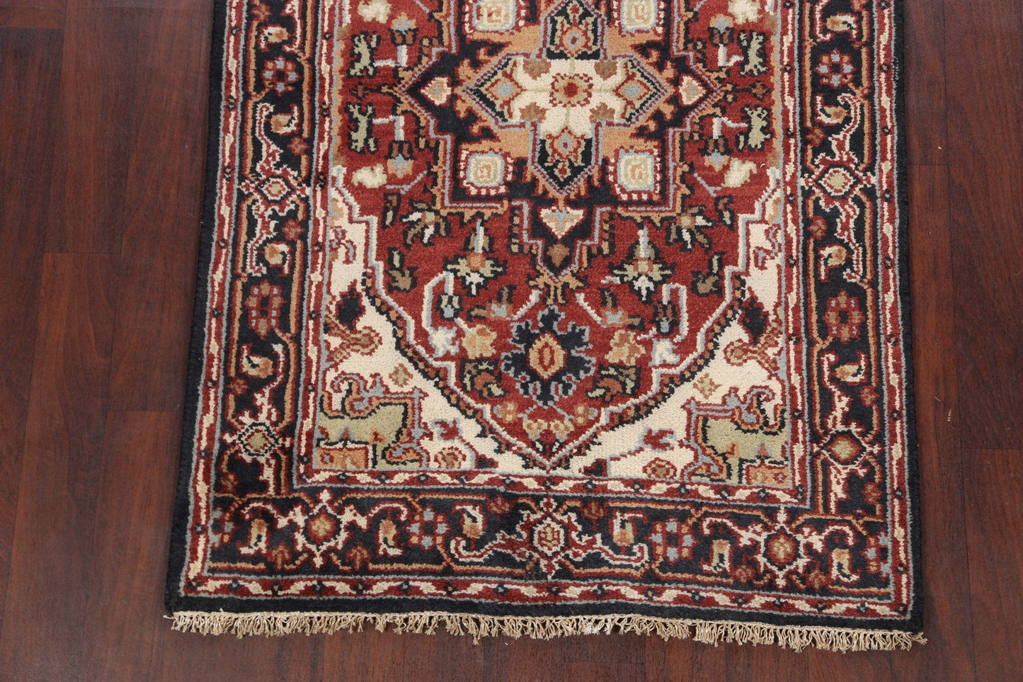 Geometric Heriz Oriental Area Rug 4x6