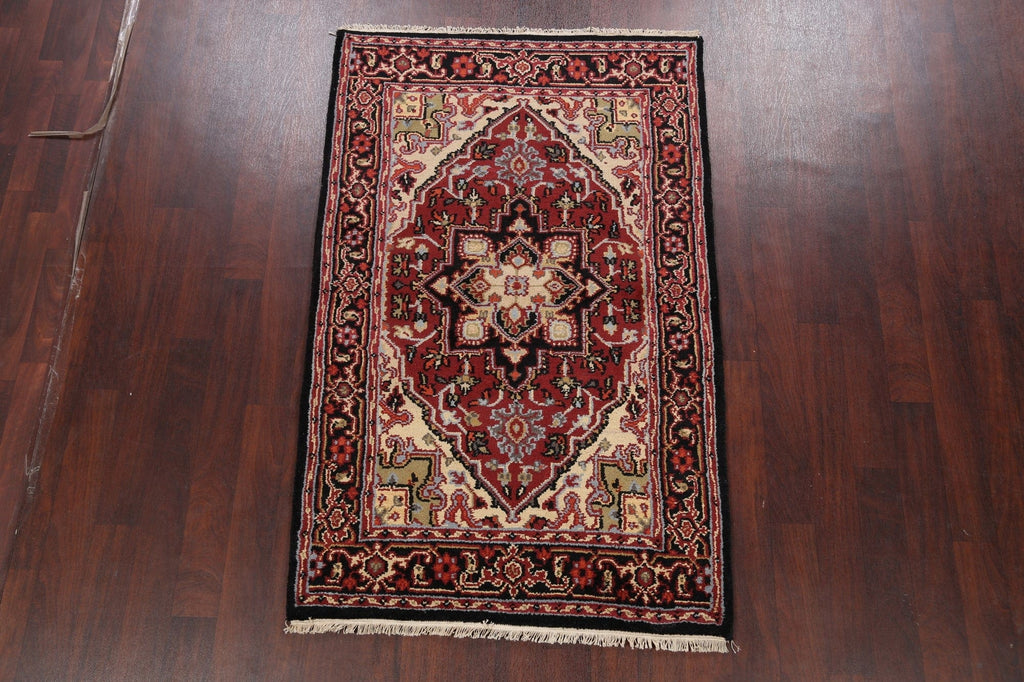 Geometric Heriz Oriental Area Rug 4x6