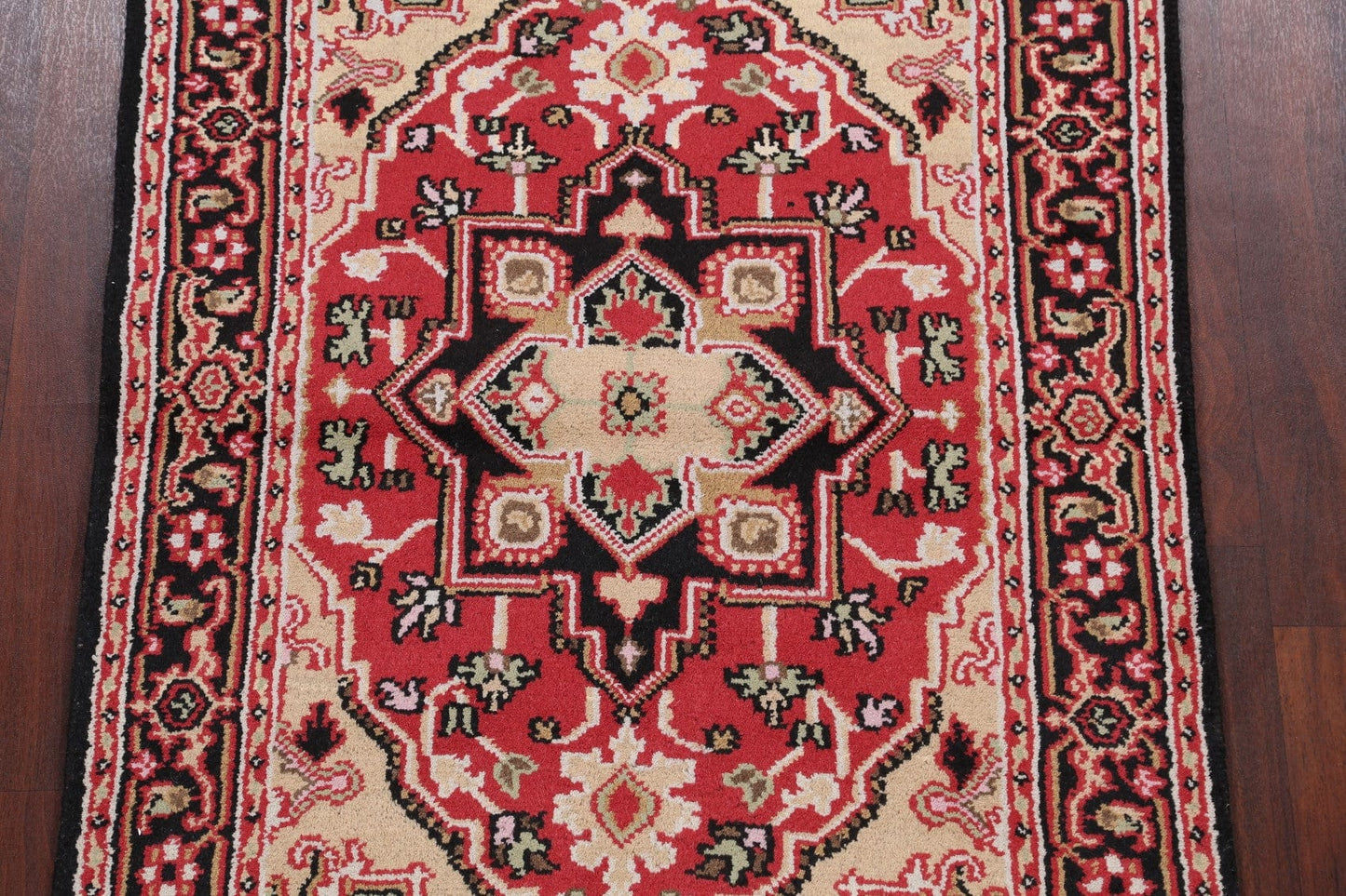 Geometric Heriz Oriental Area Rug 4x6