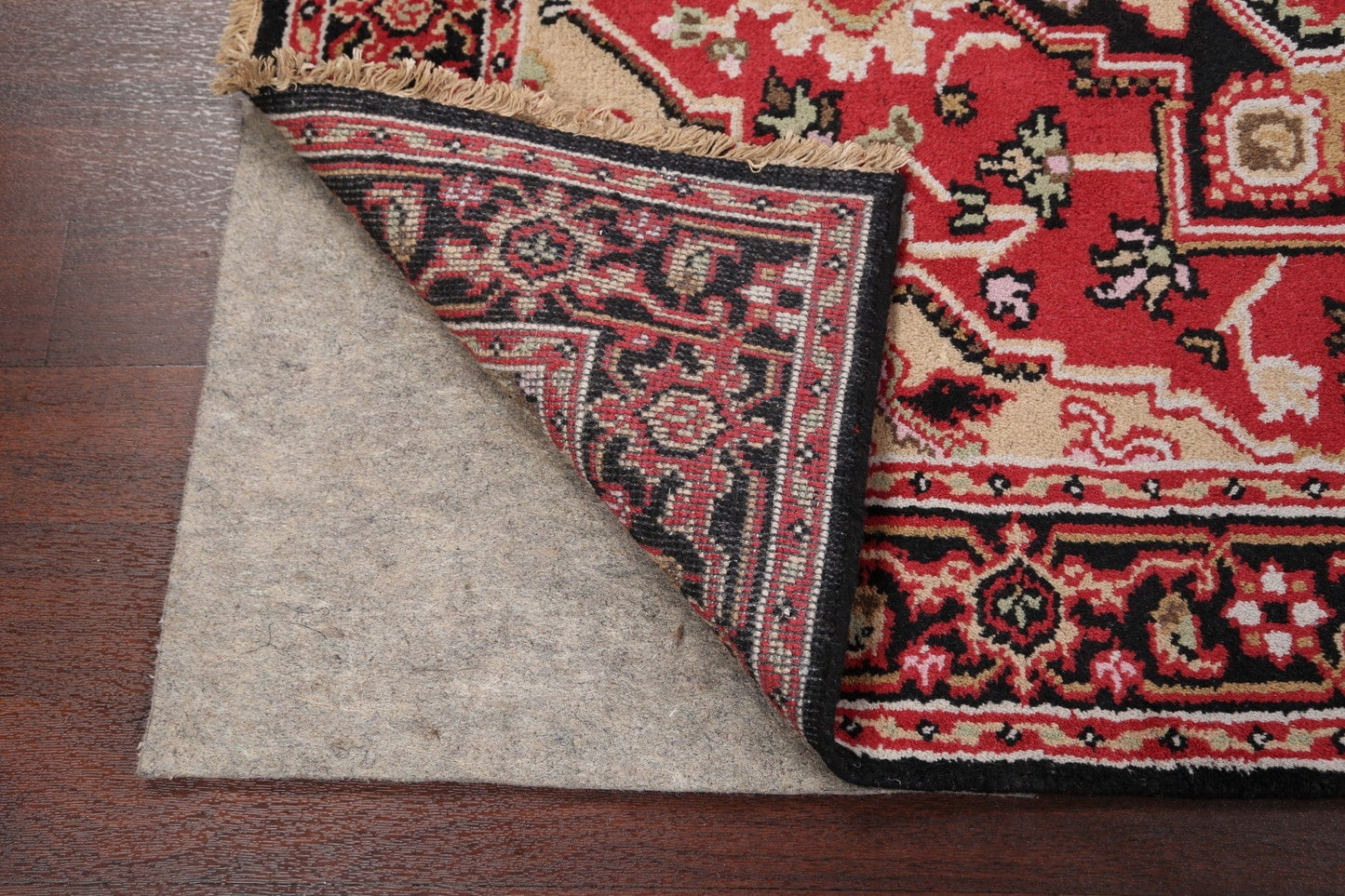 Geometric Heriz Oriental Area Rug 4x6