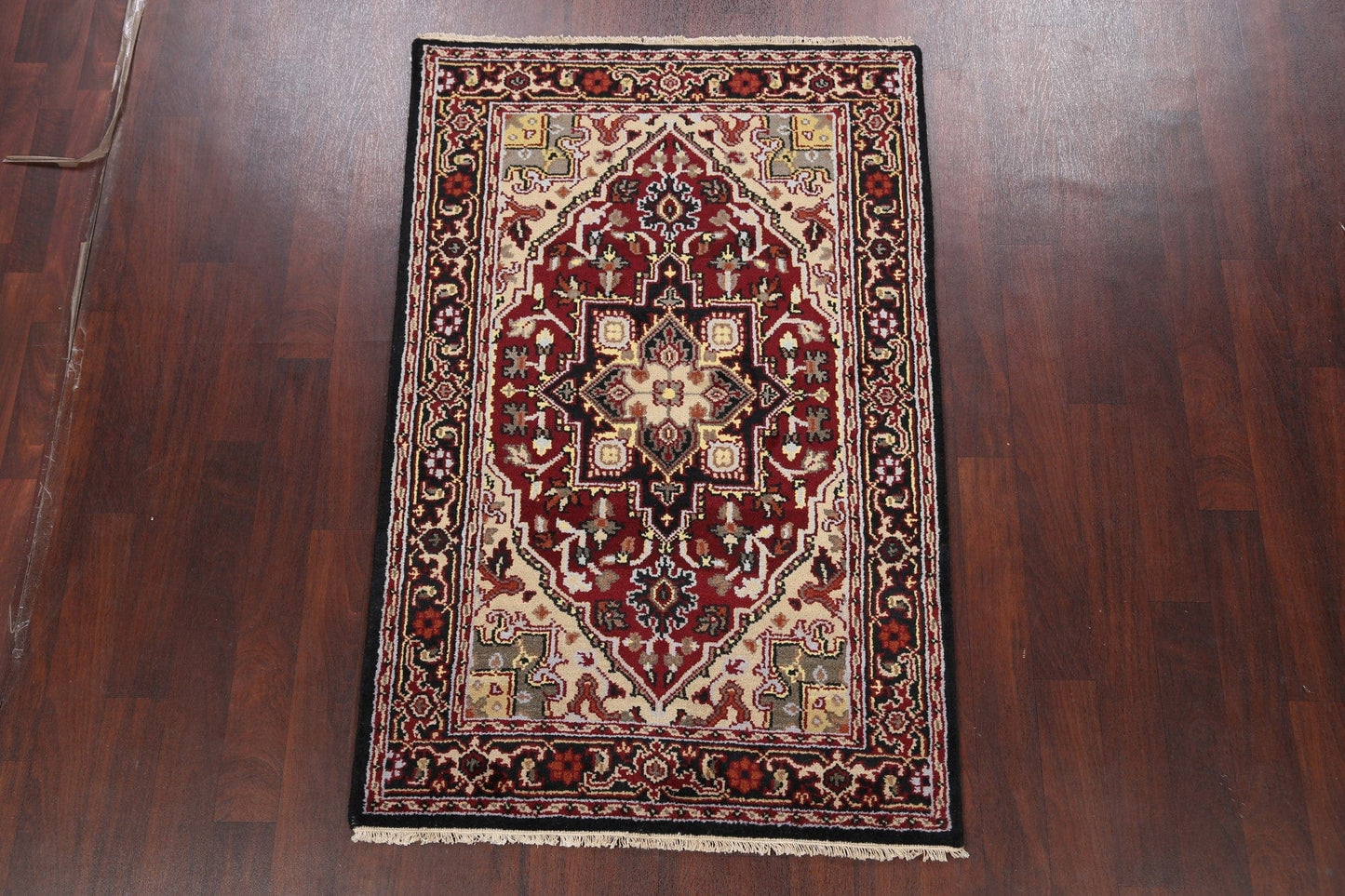 Geometric Heriz Oriental Area Rug 4x6