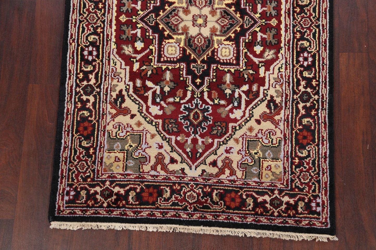 Geometric Heriz Oriental Area Rug 4x6