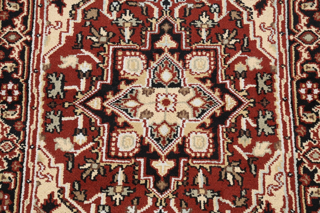 Geometric Heriz Oriental Area Rug 4x6