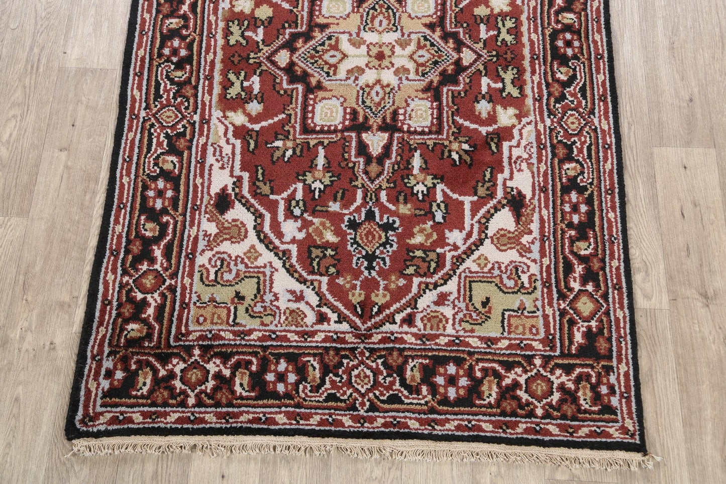 Geometric Heriz Oriental Area Rug 4x6