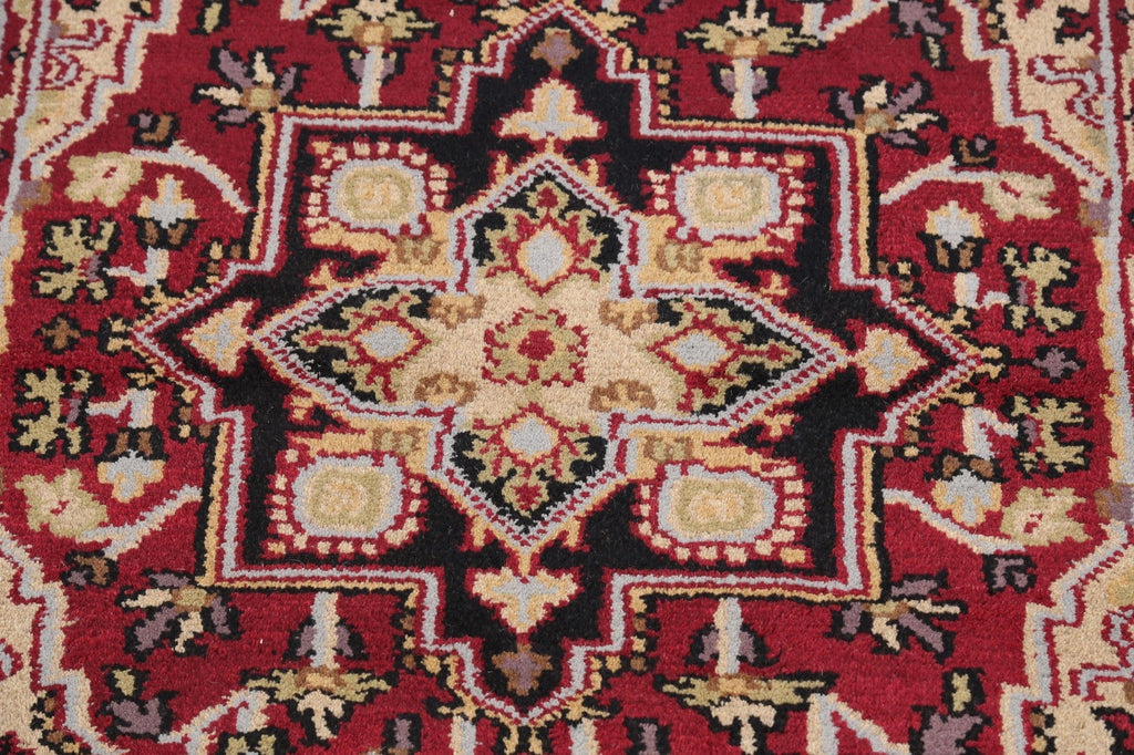 Geometric Heriz Oriental Area Rug 4x6