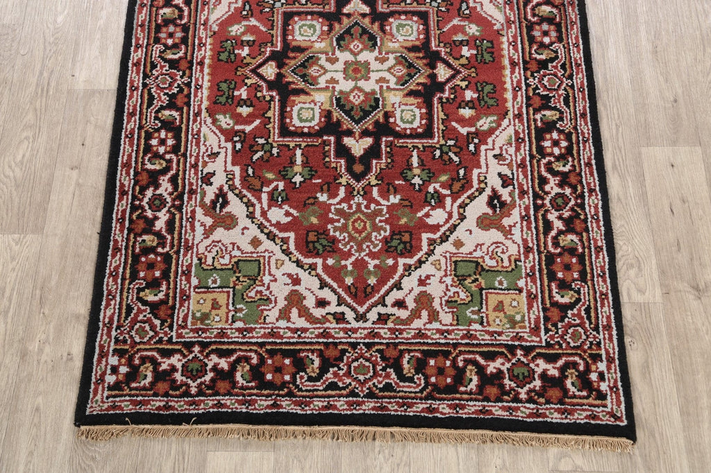 Geometric Heriz Oriental Area Rug 4x6