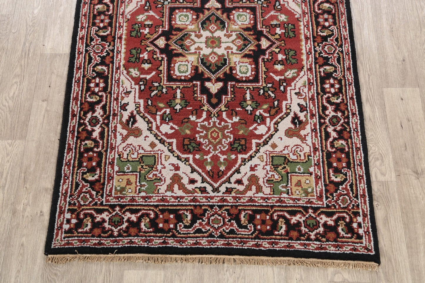 Geometric Heriz Oriental Area Rug 4x6