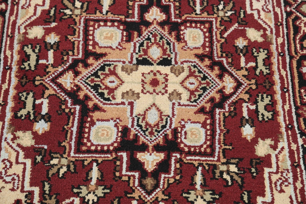 Geometric Heriz Oriental Area Rug 4x6