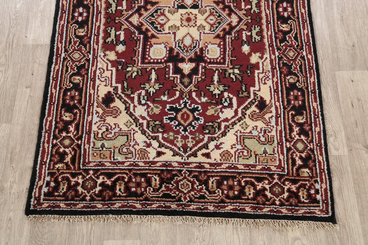 Geometric Heriz Oriental Area Rug 4x6