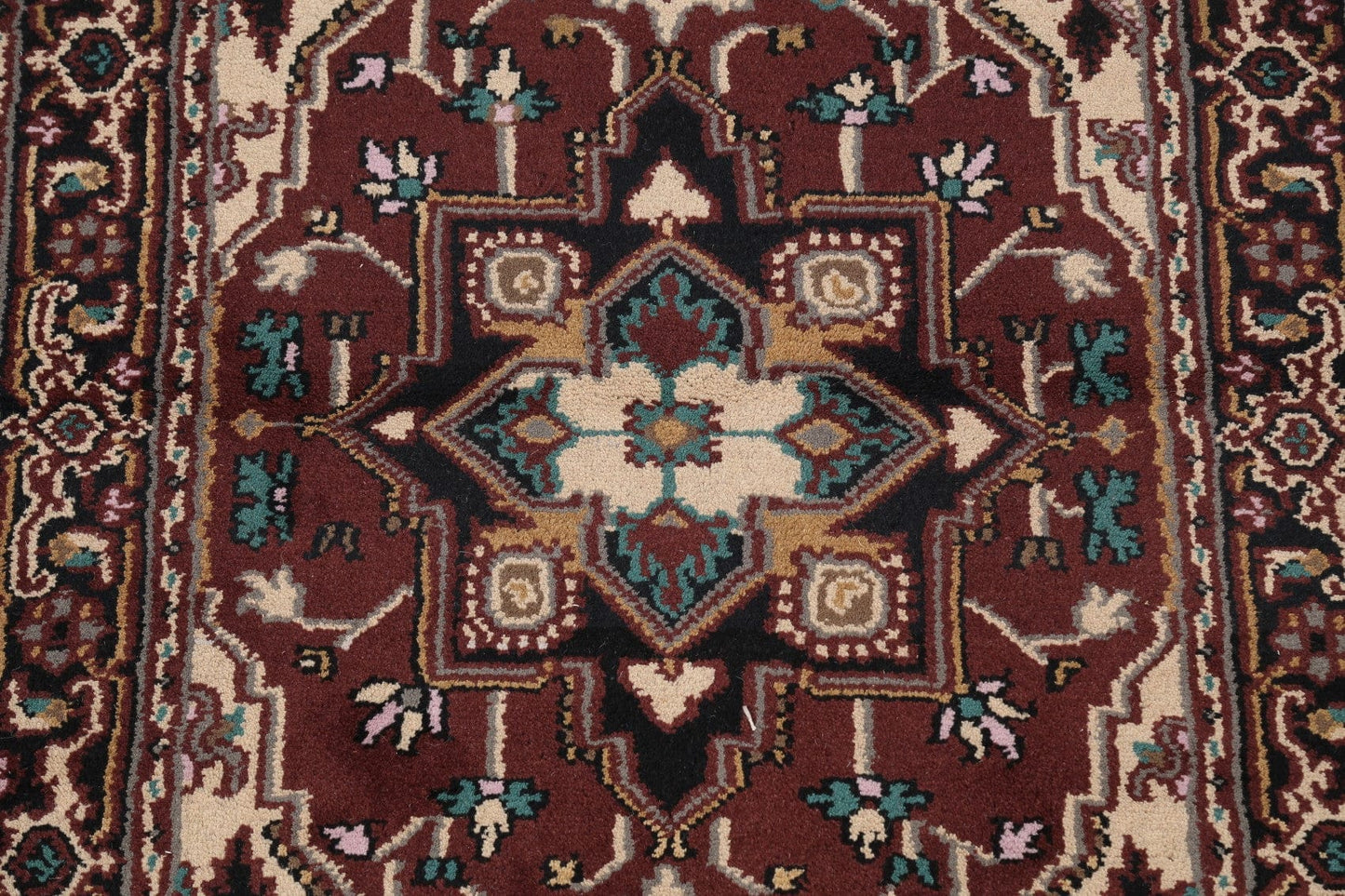 Geometric Heriz Oriental Area Rug 4x6