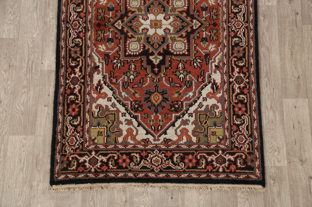 Geometric Heriz Oriental Area Rug 4x6