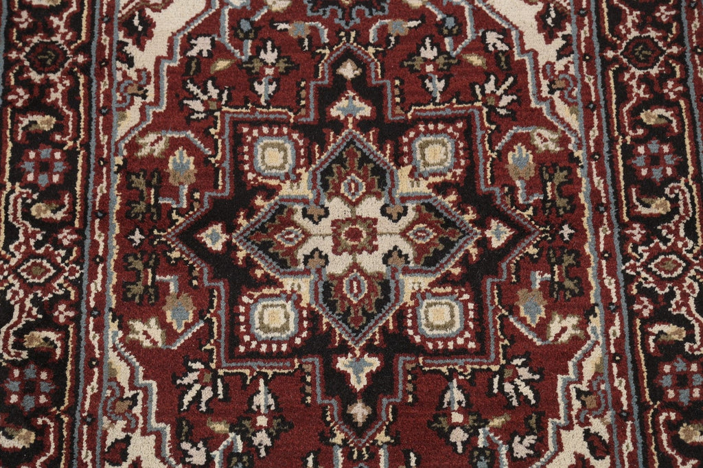 Geometric Heriz Oriental Area Rug 4x6