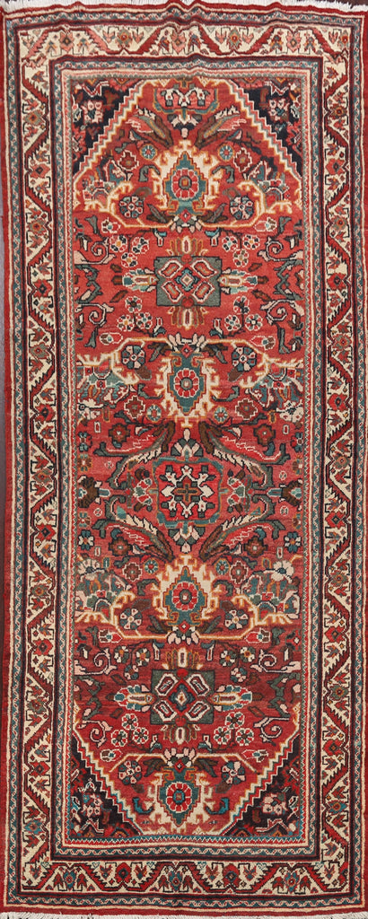 Antique Mahal Persian Runner Rug 4x10