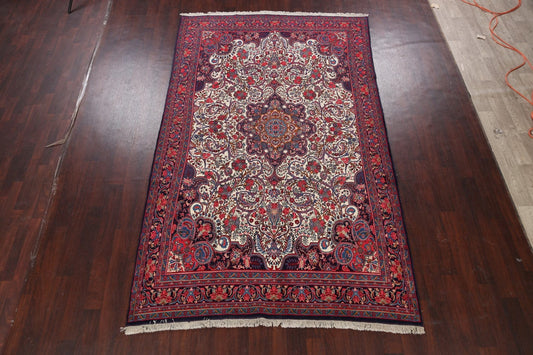 Floral Bidjar Persian Area Rug 7x11