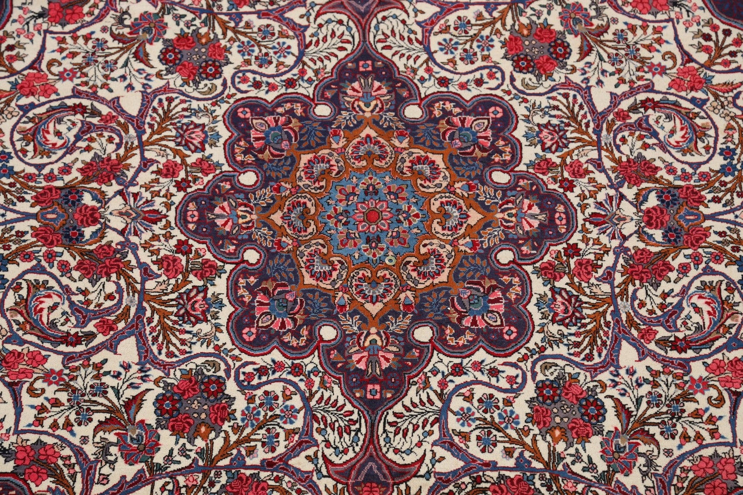 Floral Bidjar Persian Area Rug 7x11