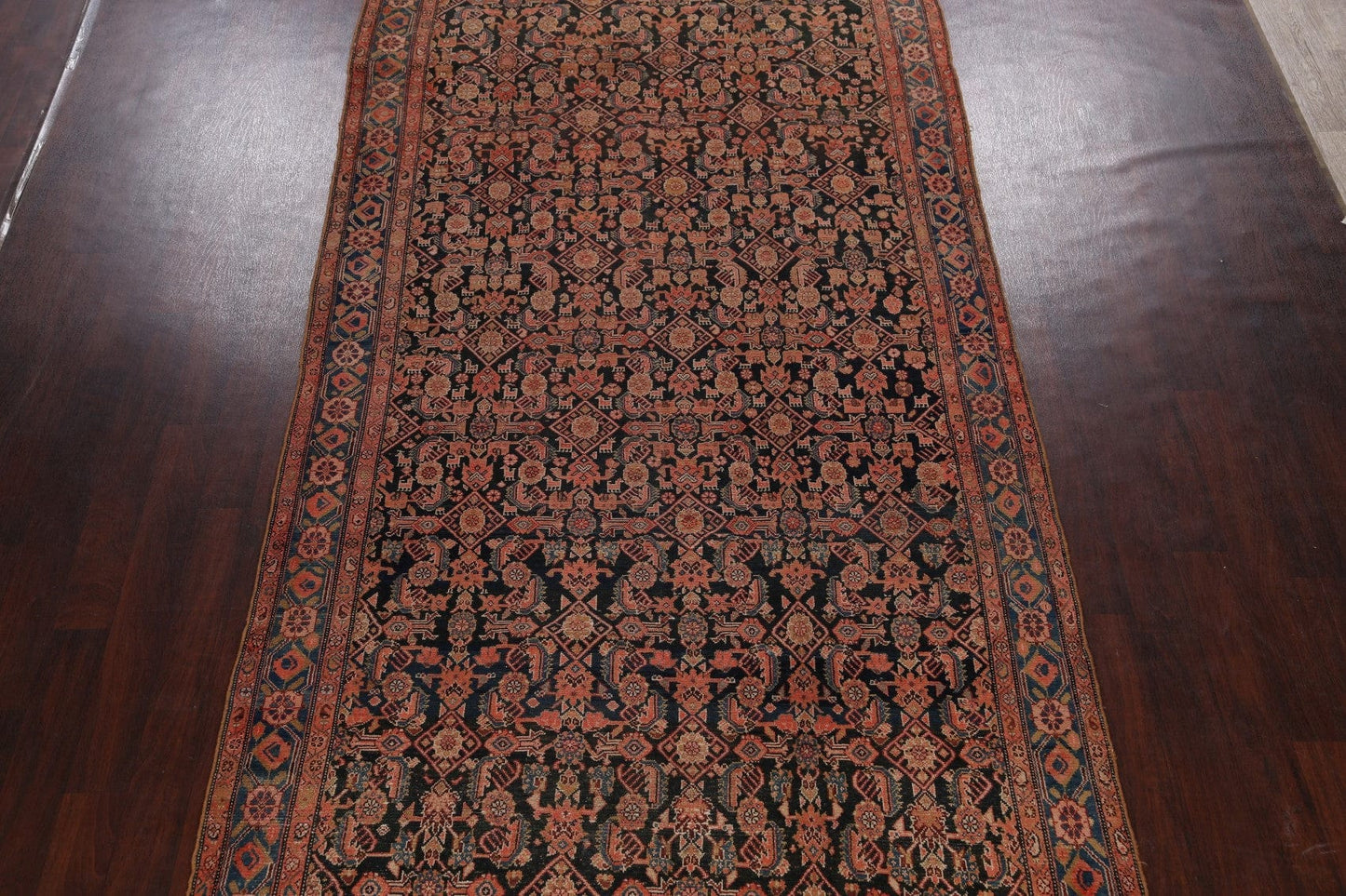 Pre-1900 Antique Malayer Persian Runner Rug 6x16