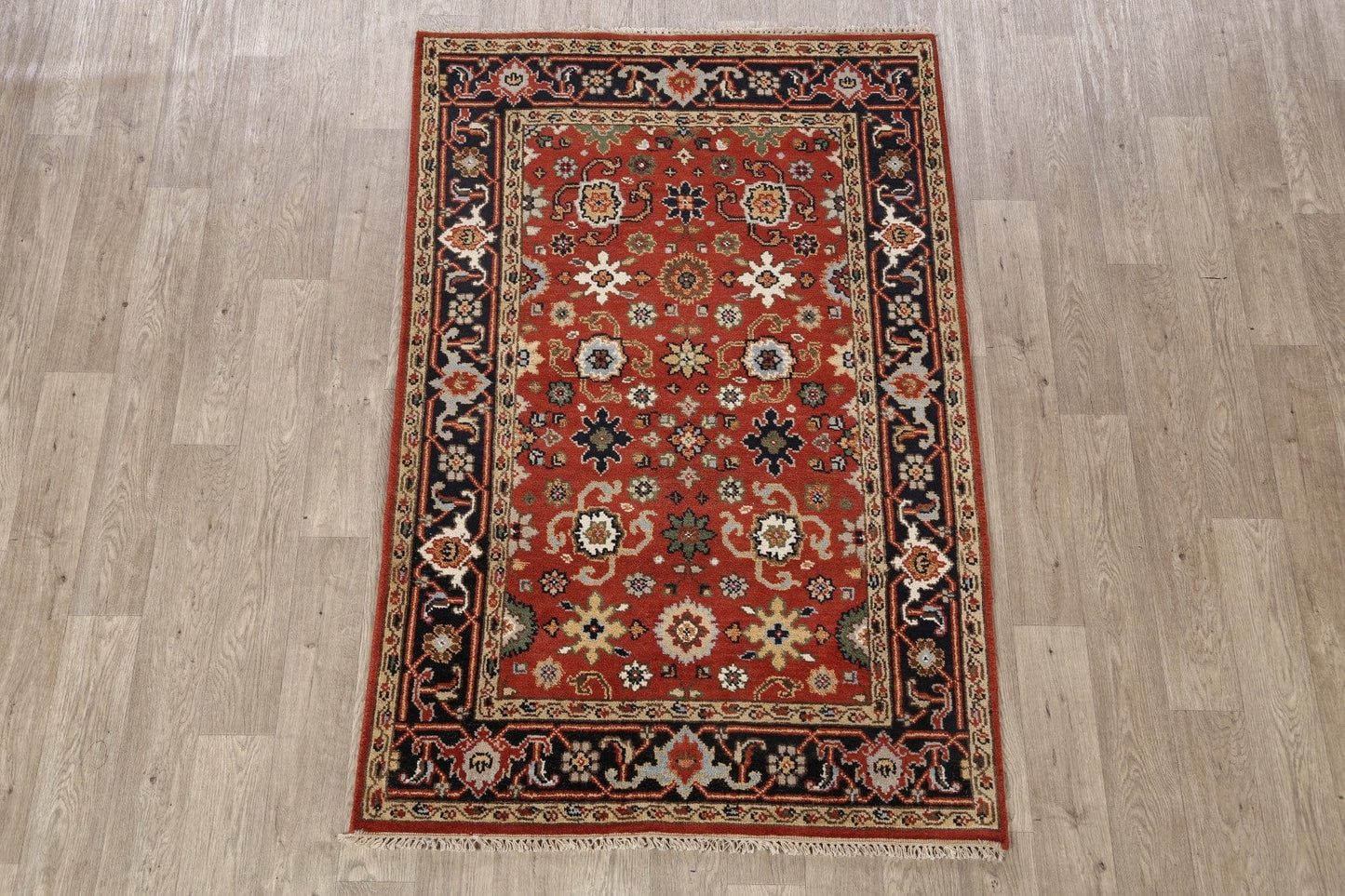 Heriz Oriental Area Rug 4x6