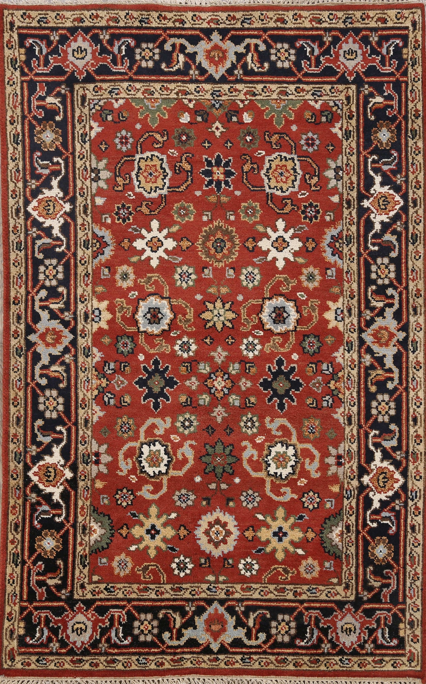 Heriz Oriental Area Rug 4x6