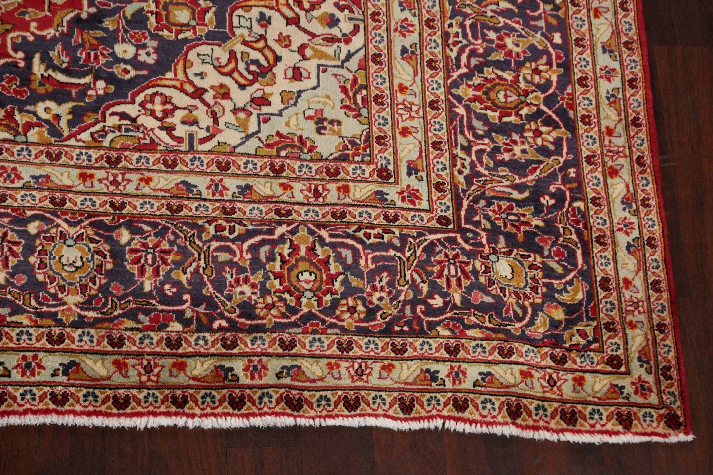 Floral Kashan Persian Area Rug 10x13