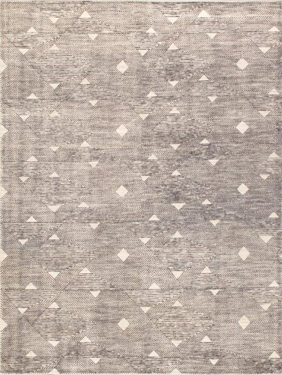 Transitional Collection Hand-Knotted Wool Area Rug- 9' 2" X 12' 2"