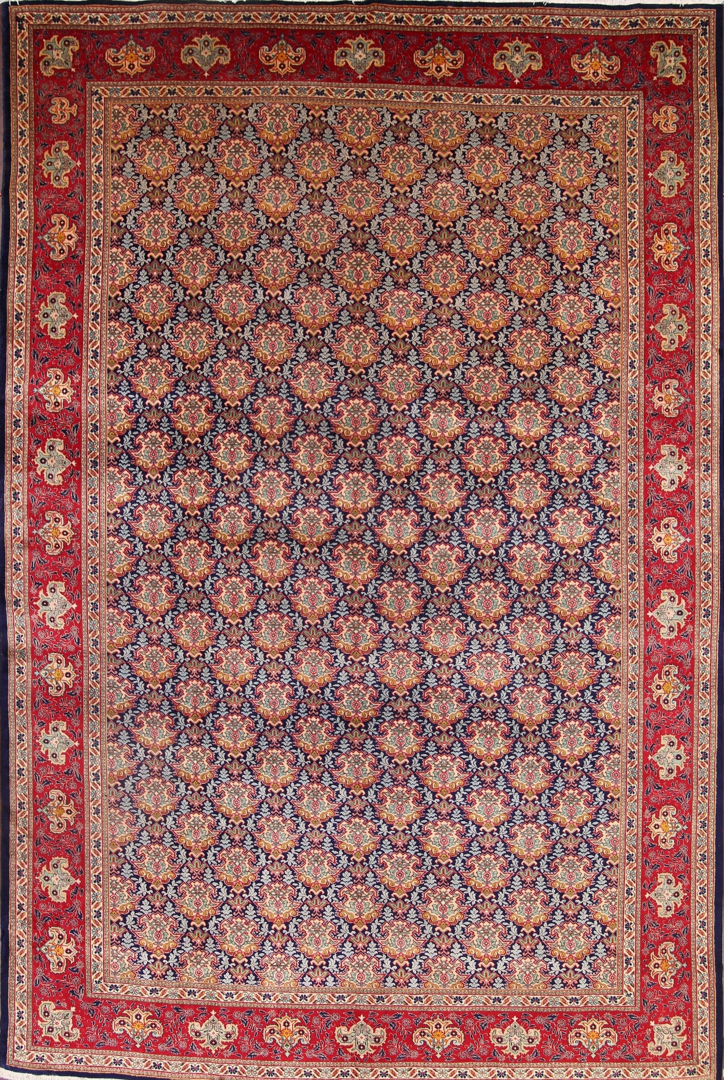 Palace Sized Floral 11x17 Tabriz Persian Area Rug