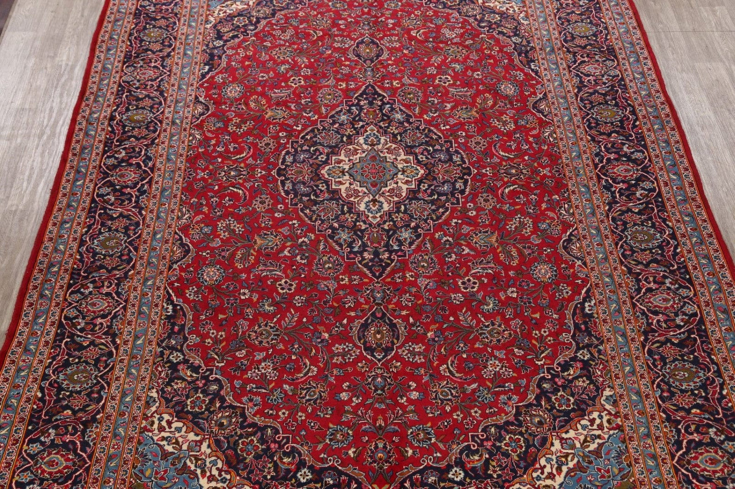 Traditional Kashan Persian Area Rug 10x13