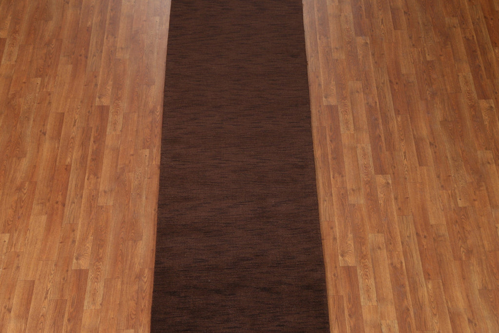 Modern Gabbeh Oriental Runner Rug 3x10