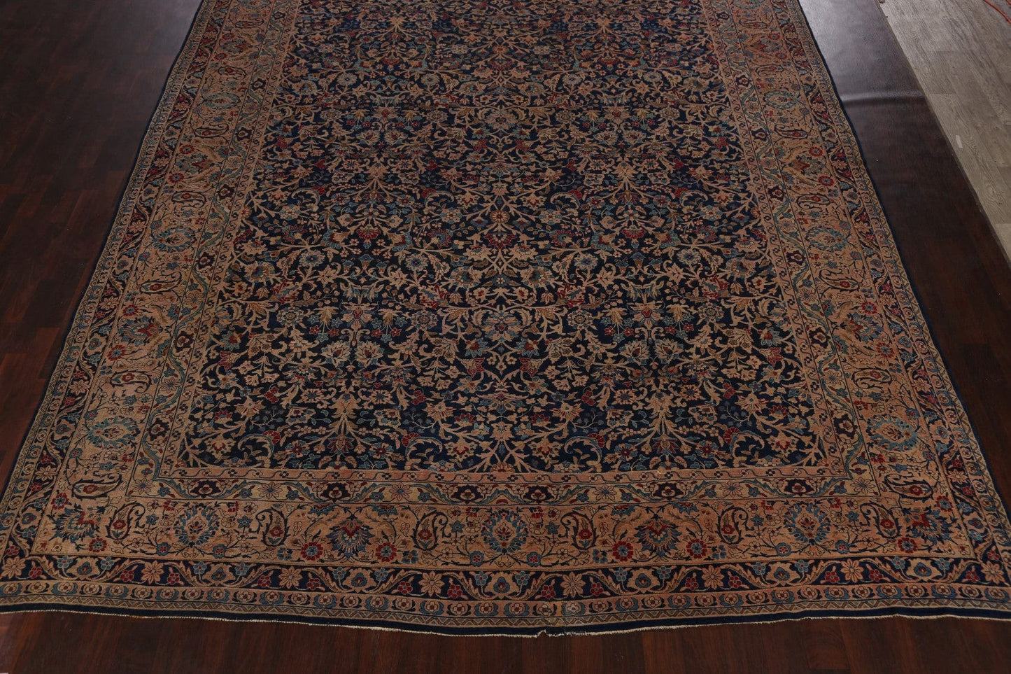 Pre-1900 Antique Kerman Persian Area Rug 12x21 Large