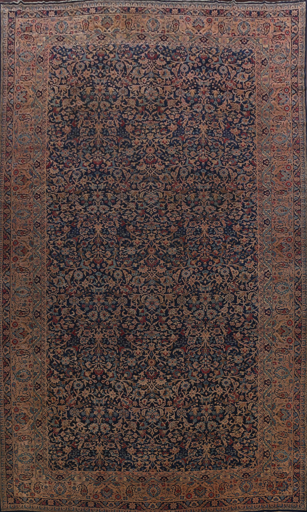 Pre-1900 Antique Kerman Persian Area Rug 12x21 Large