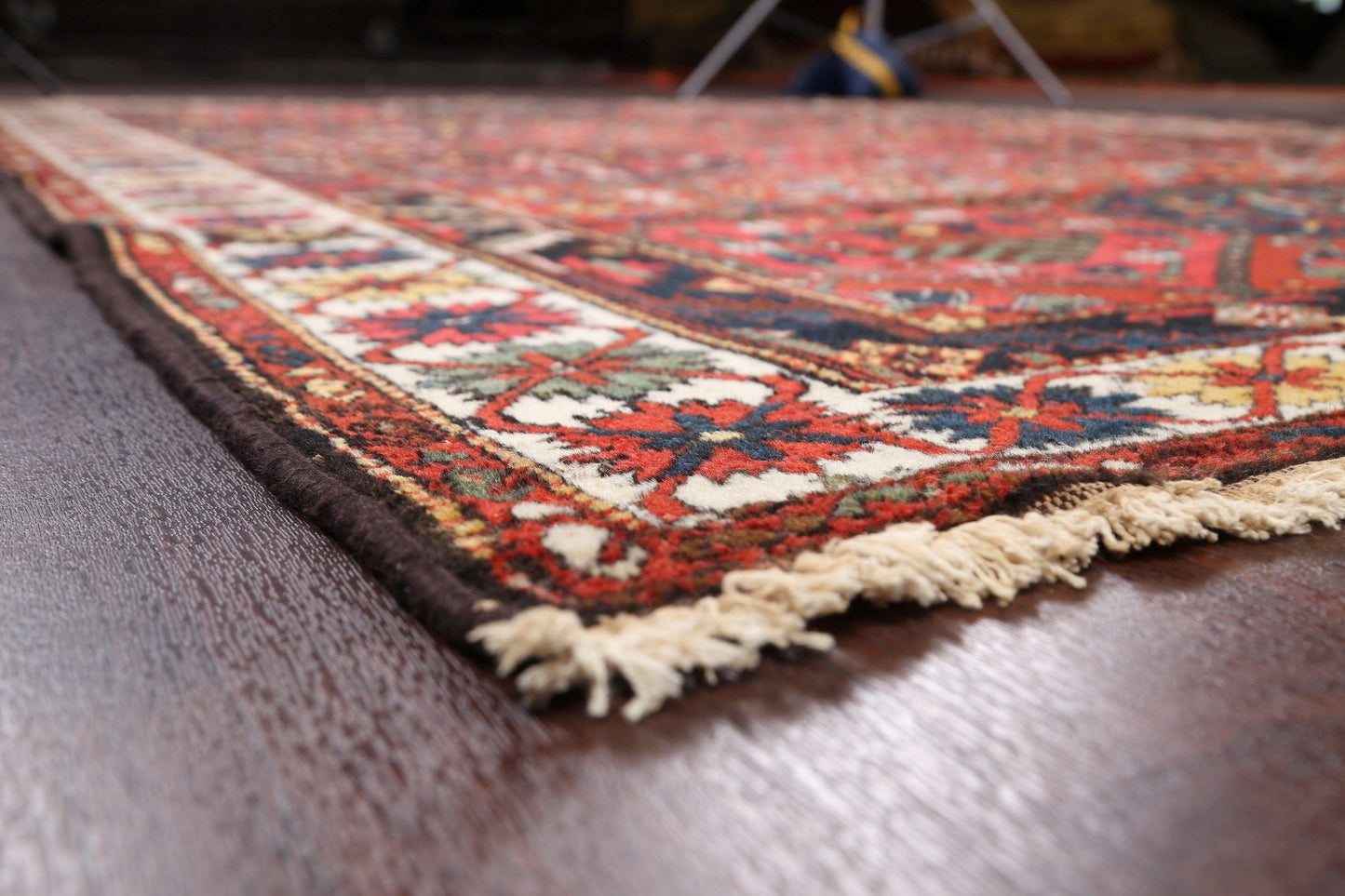 Antique Vegetable Dye Bakhtiari Persian Area Rug 7x10