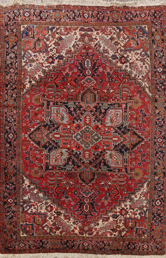 Geometric Heriz Persian Area Rug 8x11