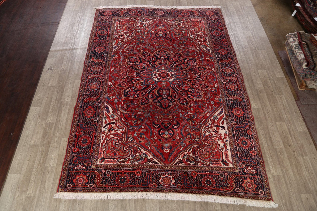 Geometric Heriz Persian Area Rug 9x12