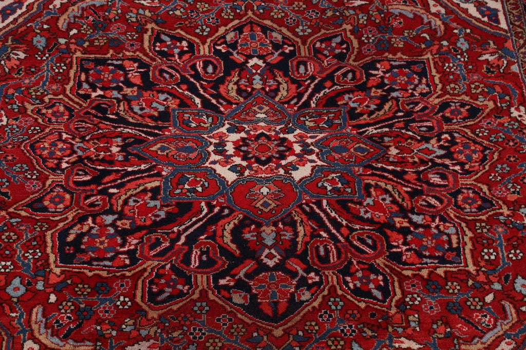 Geometric Heriz Persian Area Rug 9x12