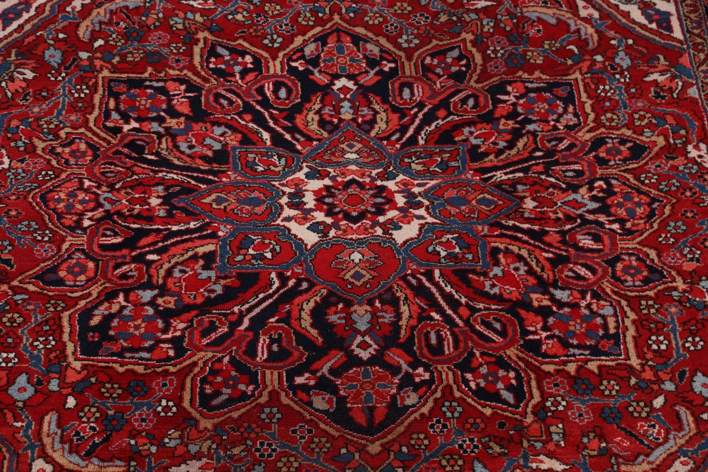 Geometric Heriz Persian Area Rug 9x12